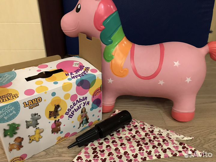 Прыгун Розовый единорог