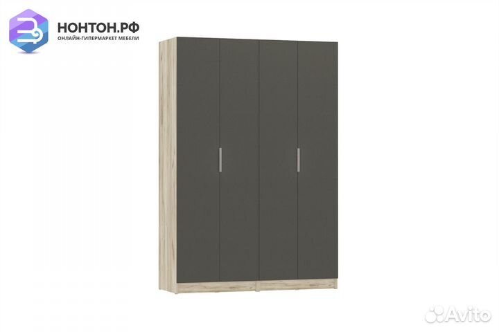 Шкаф Венеция комбинация № 2 дуб серый крафт / граф
