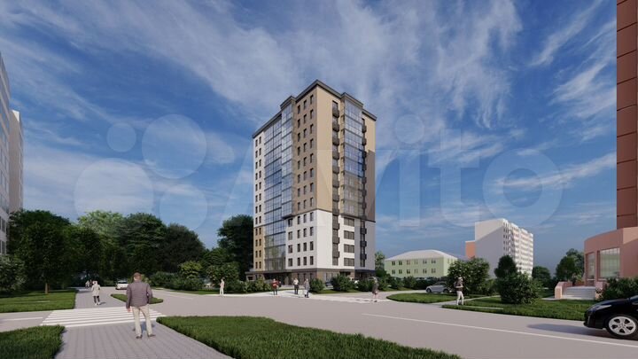 3-к. квартира, 58,9 м², 9/12 эт.
