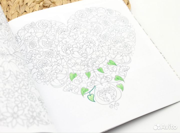 Раскраска антистресс Таинственный сад