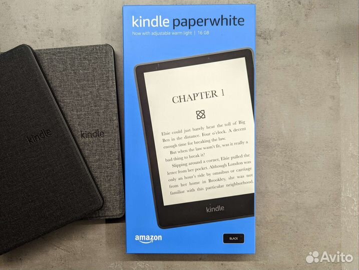 Amazon Kindle Paperwhite 16 gb новая с чехлом