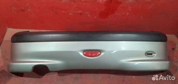 Пежо 206 бампер задний серый