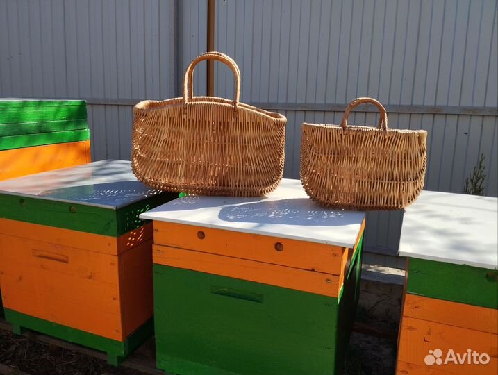 Корзина плетеная ручной работы