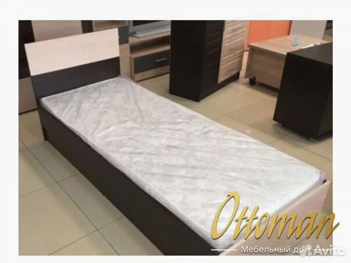 Кровать 90 200 с матрасом