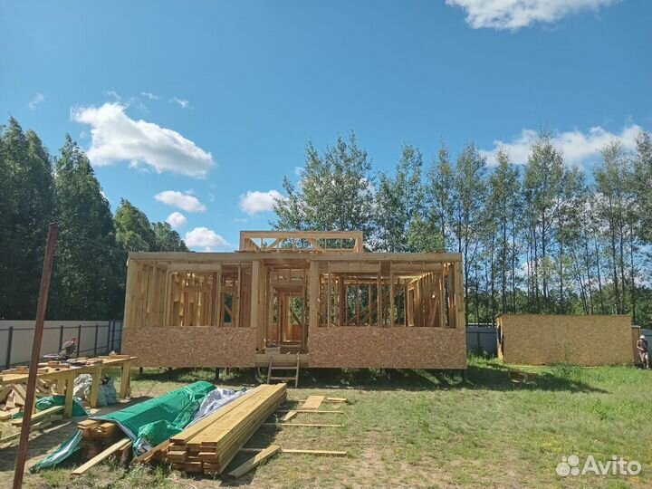 Бригада строителей каркасных домов