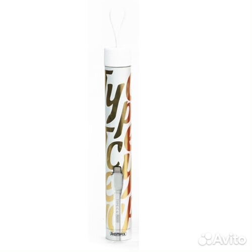 Кабель Type-C - Lightning 1 м Remax RC-037a белый