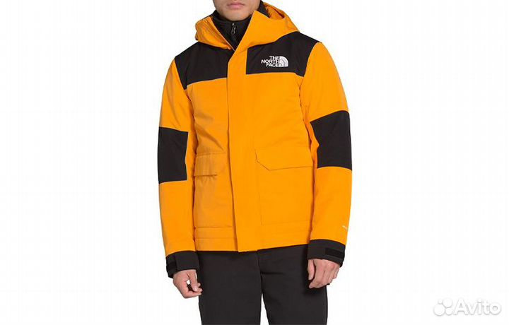 THE north face Quilted Jacket Men Yellow (XL)(89)