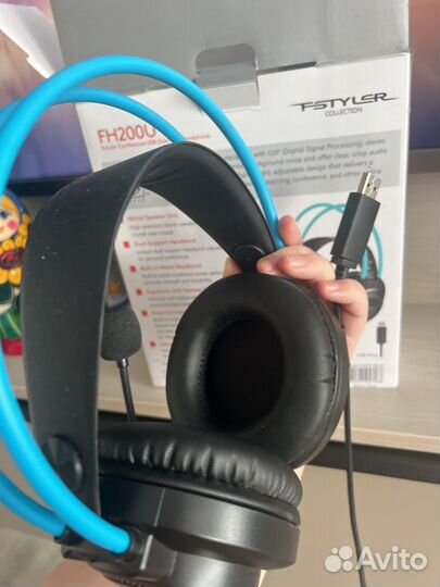 Наушники с микрофоном A4Tech FH200U