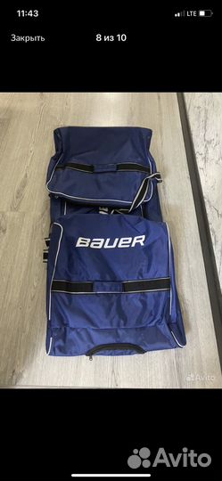 Хоккейный вратарский баул на колесах40дюймов Bauer