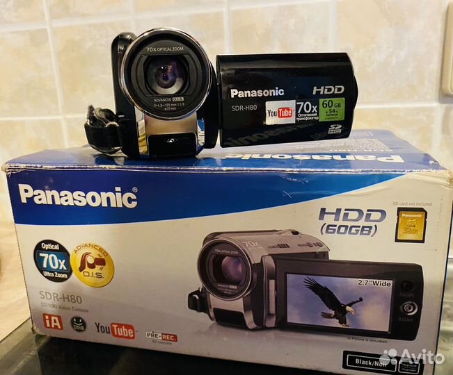 Видеокамера panasonic SDR-H80