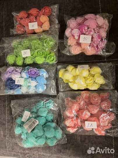 Исскуственные цветы для декора