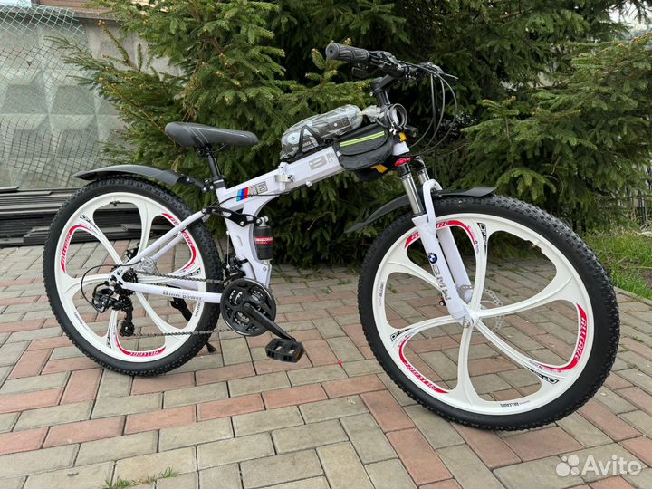 Новые велосипеды BMW 26 литые диски, двухподвесные