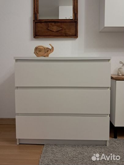 Комод IKEA белый бу