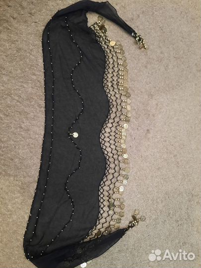 Пояс для восточных танцев с монетками