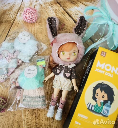 Кукла Xiaomi Monst 20см +2 аутфита