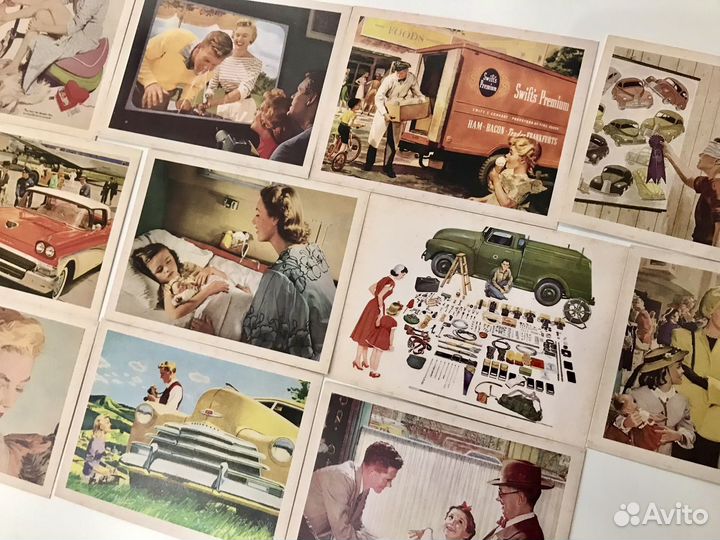 Винтажные открытки США