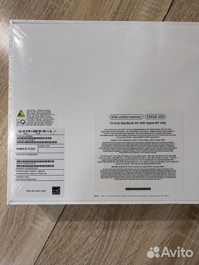 Macbook air 13 m1 8 256gb silver