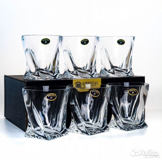 Набор Bohemia Crystal Quadro 6 штук