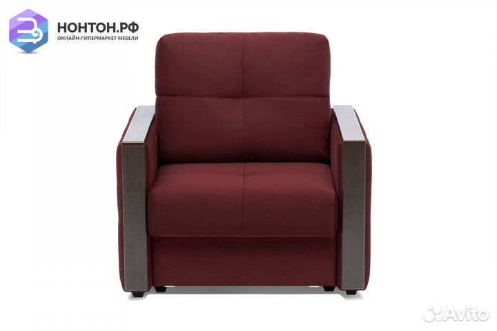 Кресло еврокнижка Инсайд бордовое