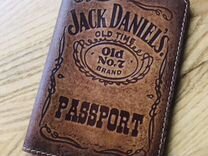 Обложка на паспорт новая Jack Daniels