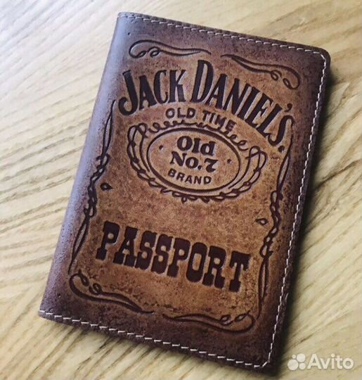 Обложка на паспорт новая Jack Daniels