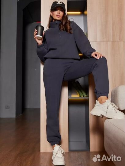 Спортивный костюм женский на флисе размер 44