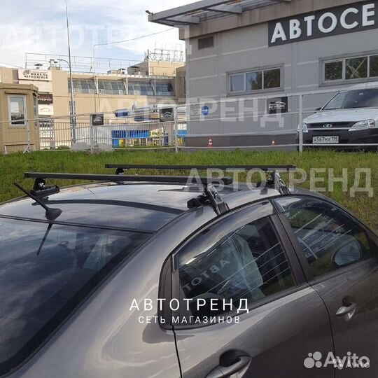 Багажник на крышу авто Hyundai Solaris седан