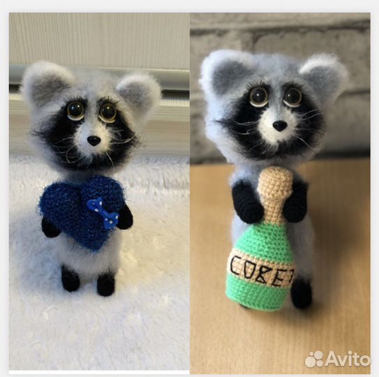 Енот ручная работа