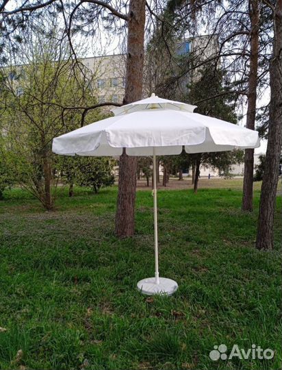 Зонт уличный круглый с двойным куполом