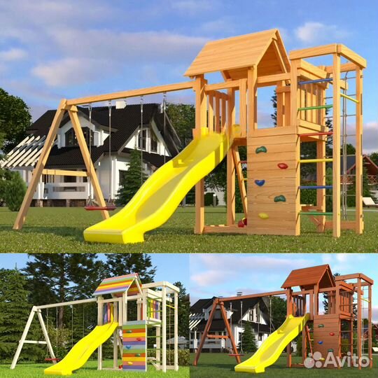 Детская площадка с песочницей