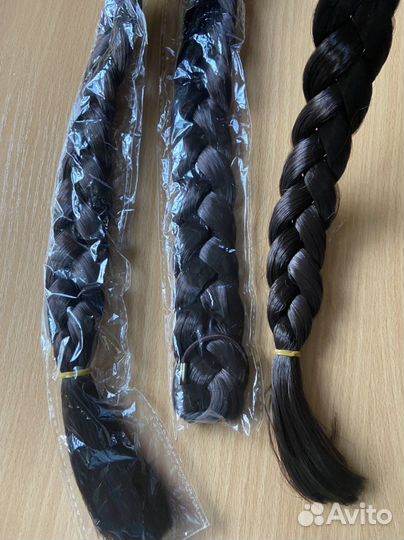 Накладные косы на резинке