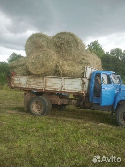 Сено в рулонах