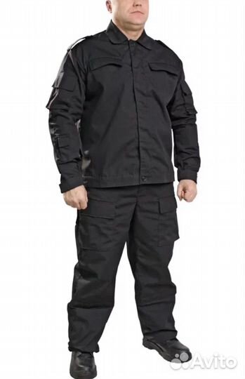 Костюм летний черный спецназ охрана чоп
