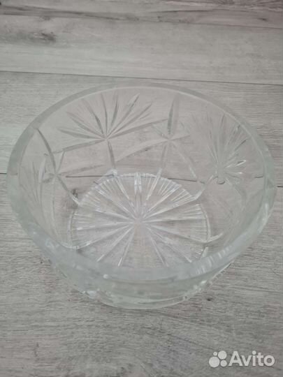 Хрустальный салатник СССР