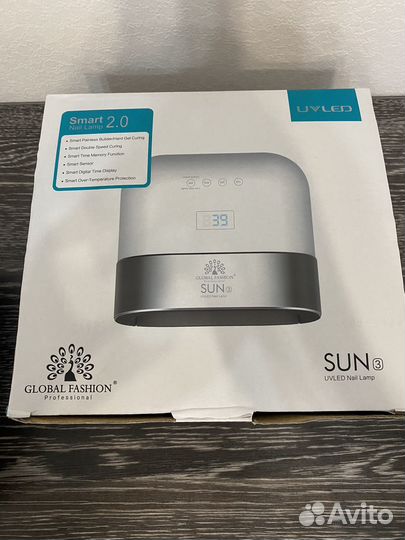 Лампа для маникюра global fashion SUN 3