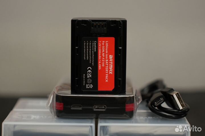 Новый аккумулятор и зарядное batmax Sony NP-FZ100