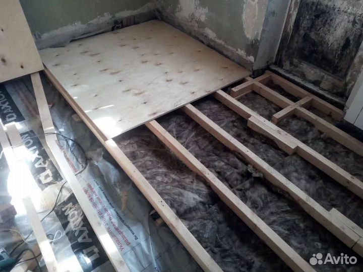 Ремонт деревянных полов в частном доме