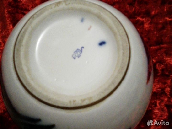 Ваза для цветов СССР фарфор лфз