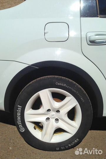 Накладки на арки Renault Logan 1 (10-14) RA