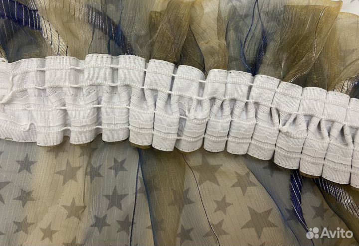 Тюль новый на шторной ленте Турция