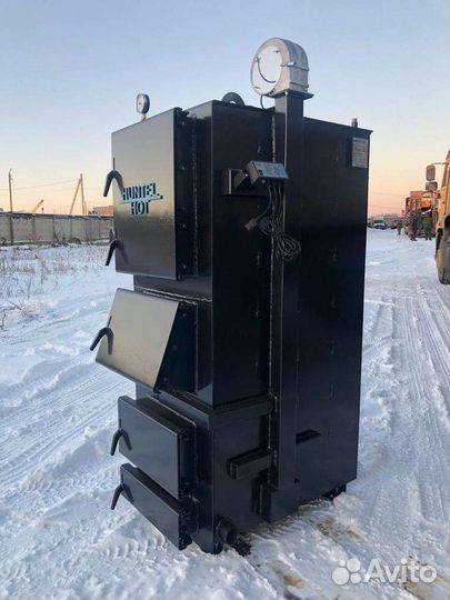 Твердотопливный котел на 120 м2