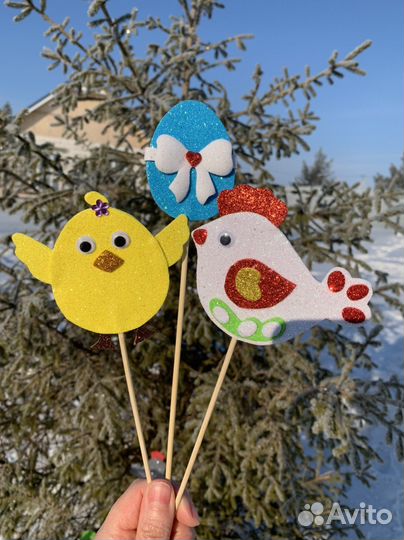 Пасхальные топперы