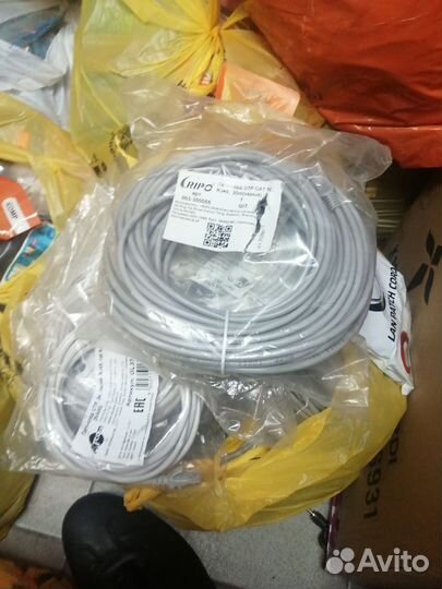 Шнуры патч-корд 5е 0.5-20м