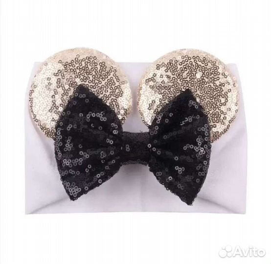 Повязка на голову с ушками