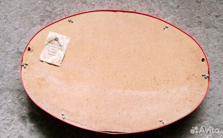 Зеркало овальное 60x38см настенное для ванной СССР