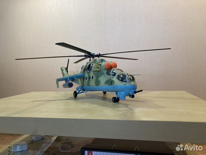 Фюзеляж Ми-24В для радиоуправляемого вертолета