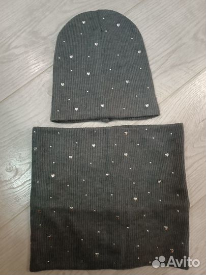 Шапка и снуд zara