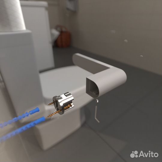 Держатель для туалетной бумаги altasan белый лт50