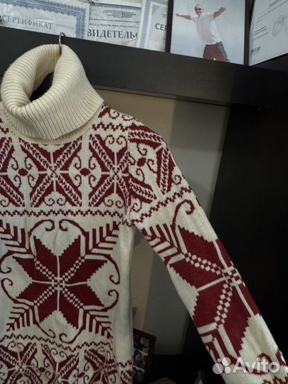 Платье свитер шерсть