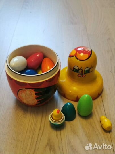 Игра Времена года. Тренажер Шнурую сам. Матрёшка